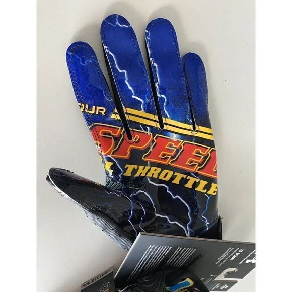 Under Armour UA Blur Limited Top Speed Full Throttle Football Gloves Men Size S - Picture 5 of 10